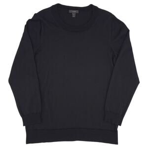 J. Crew Black Crew Neck Sweater